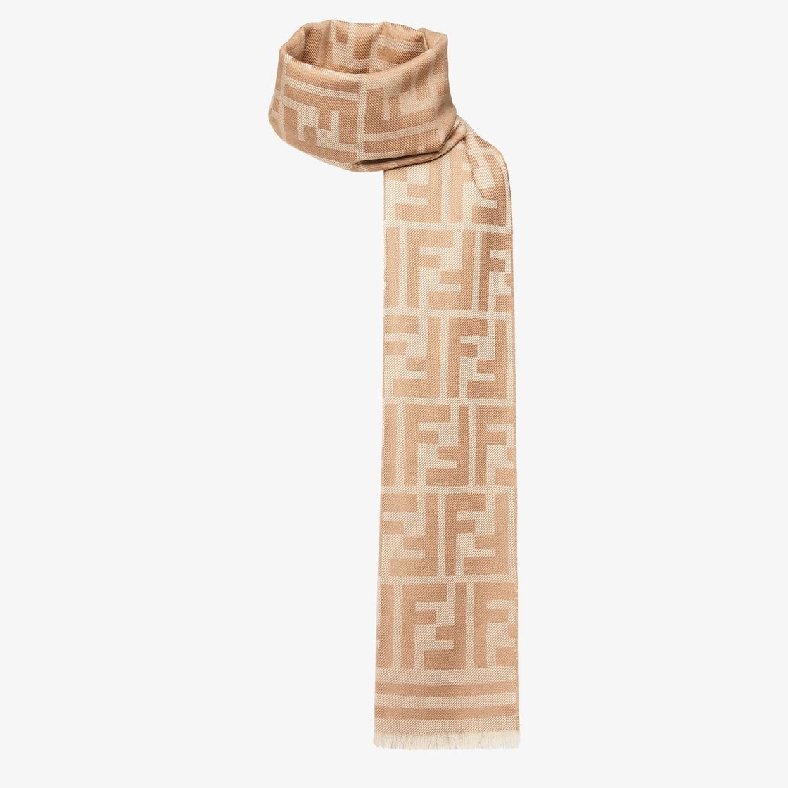 FENDI Elegant Wool Scarf for Men