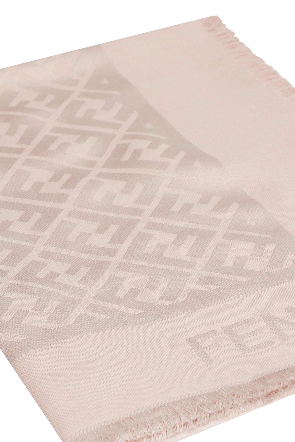 FENDI Elegant Wool & Silk Scarf