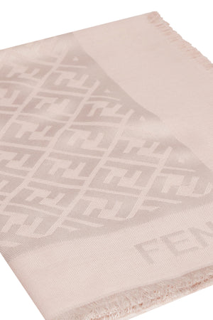 FENDI Elegant Wool & Silk Scarf