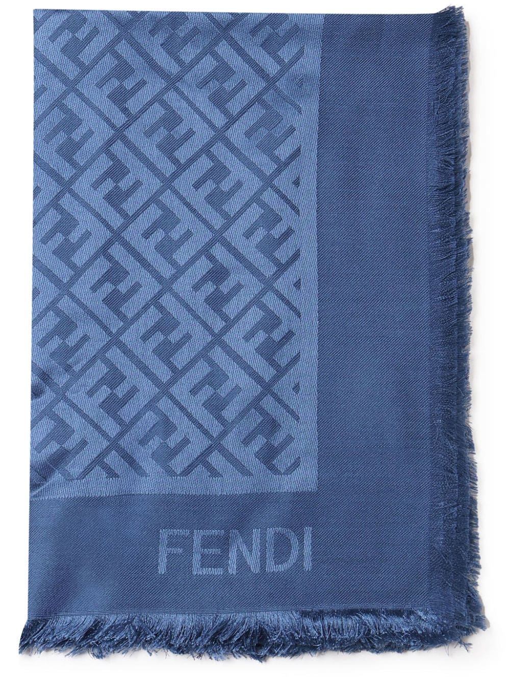 FENDI Luxurious Wool-Silk Blend Scarf