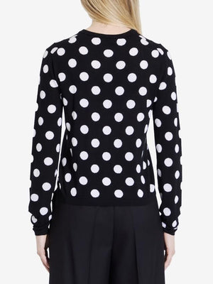 DOLCE & GABBANA Elegant Polka-Dot Cardigan