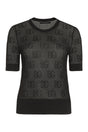 DOLCE & GABBANA Jacquard Knit T-Shirt for Women