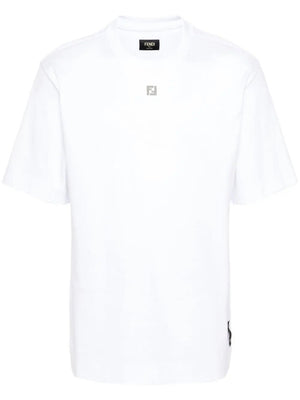 FENDI Classic Plaque Cotton T-Shirt for Men