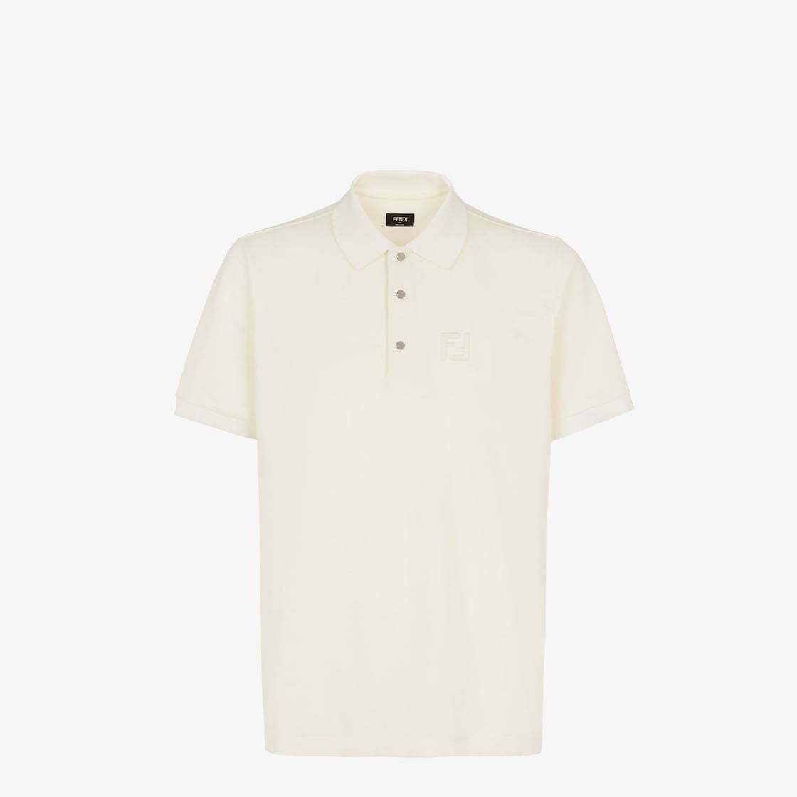 FENDI Elegant Cotton Blend Polo Shirt for Men