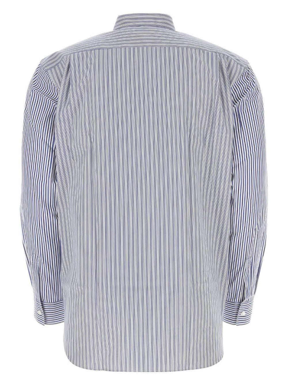 COMME DES GARÇONS SHIRT Men's Striped Mix Button-Up Shirt