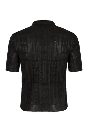 FENDI Knit Wool Polo Shirt for Men - Fall/Winter 2024