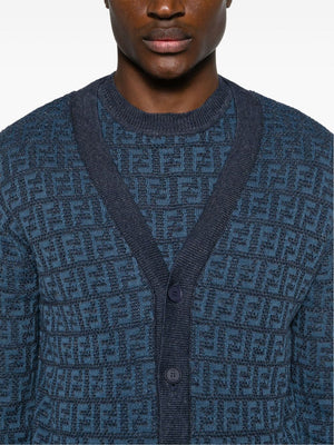 FENDI Autumn Blue Cardigan