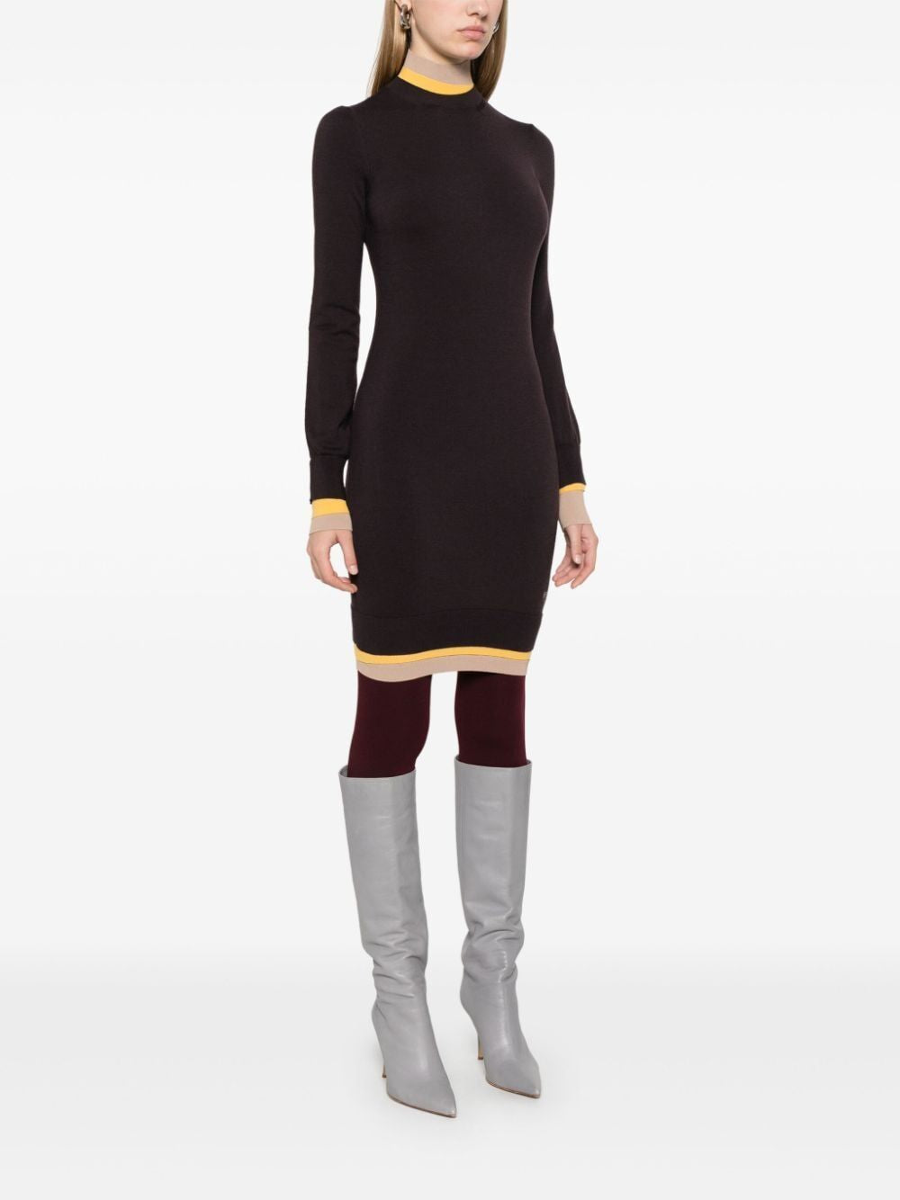 FENDI Layered Mini Dress for Women - FW24 Collection