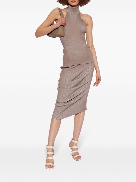 New Arrival: Dark Beige Skirt for Women from the FENDI SS24 Collection