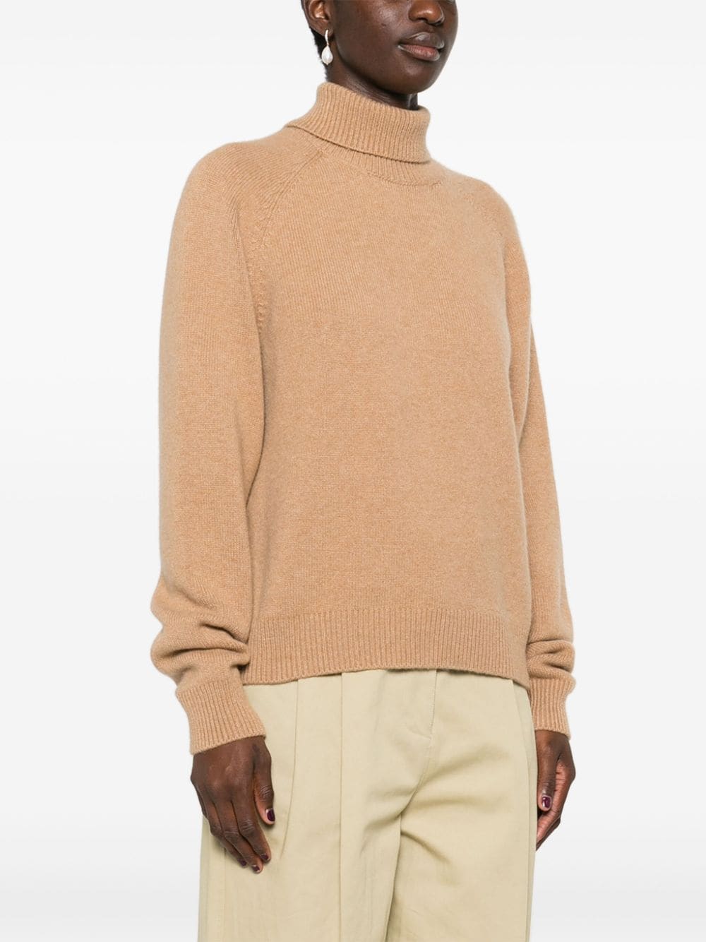 FENDI High-Neck Cashmere Blend Jumper