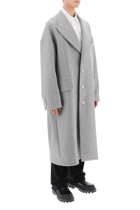 男士灰色混合羊毛夹克 FW23款