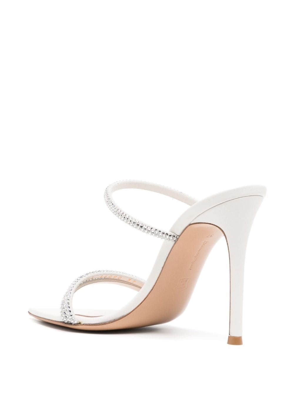 White Calf Leather Sandals for Women - SS23 Collection