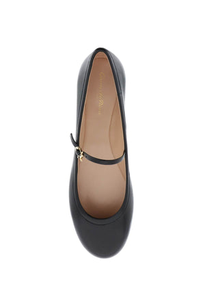 GIANVITO ROSSI Carla Mini Ballet Flats with Adjustable Mary Jane Strap