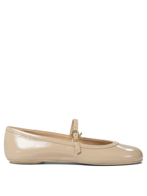 GIANVITO ROSSI Elegant Leather Ballerinas for Women