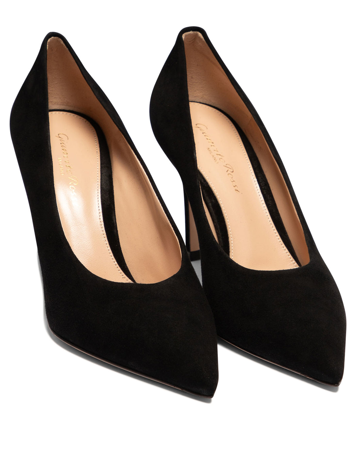 GIANVITO ROSSI Sleek and Chic Black Suede Pumps for Women