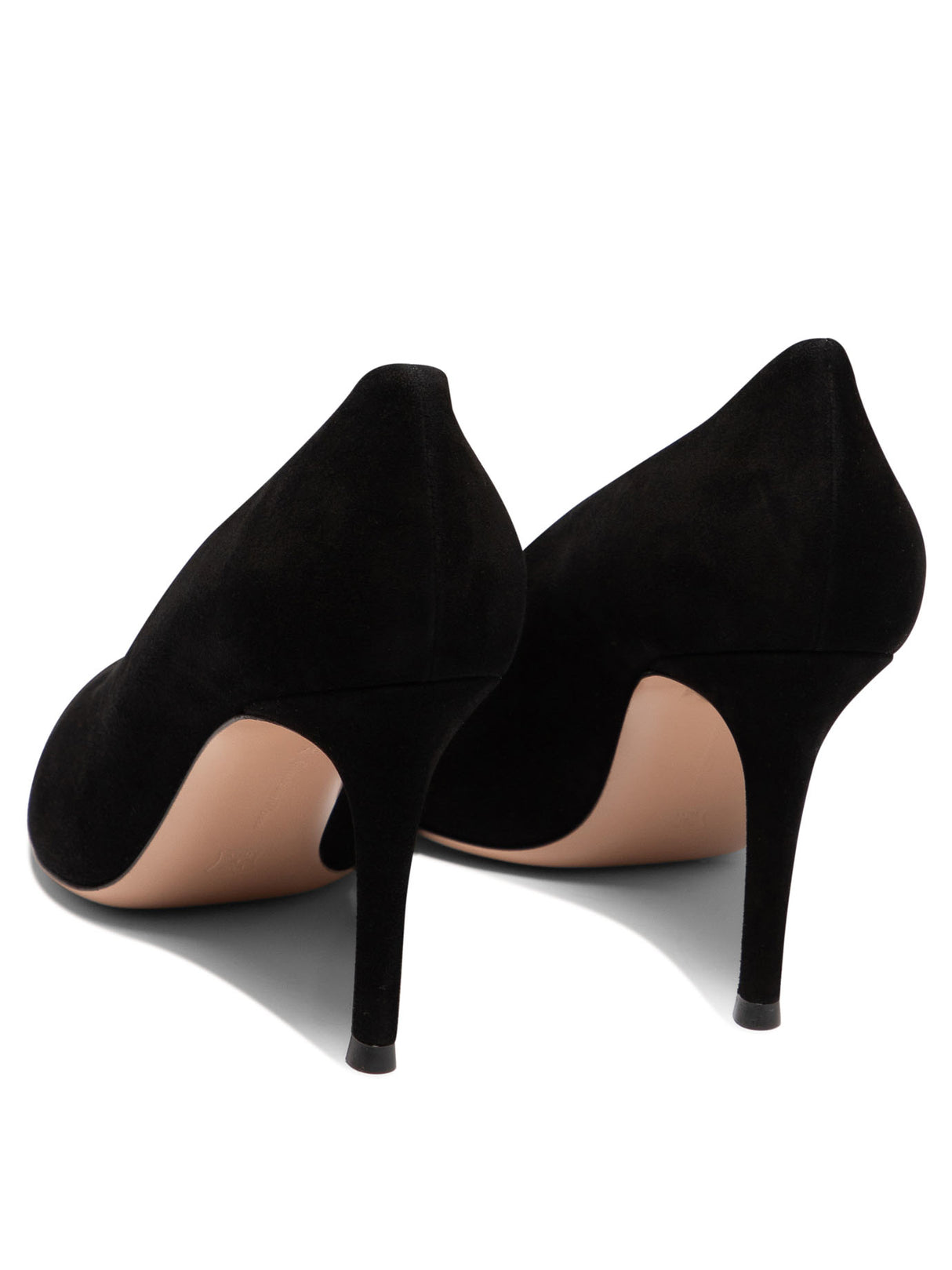 GIANVITO ROSSI Sleek and Chic Black Suede Pumps for Women