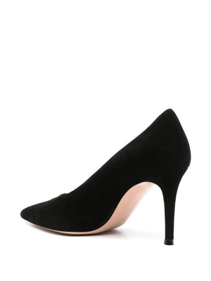 GIANVITO ROSSI Sleek and Chic Black Suede Pumps for Women