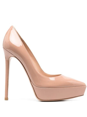 Peach Patent Pumps for Women - FW23 Collection