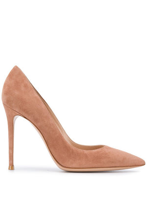 Praline Suede Pumps - FW22 Collection