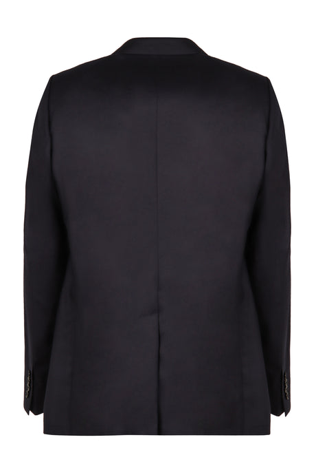 DOLCE & GABBANA Classic Navy Two-Button Wool Blazer