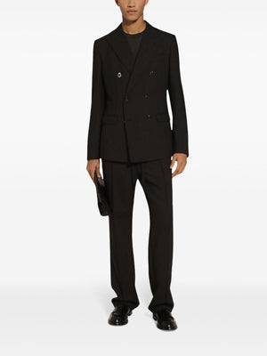 DOLCE & GABBANA Elegant Wool Formal Jacket