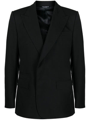 DOLCE & GABBANA Classic Black Jacket for Men - SS23 Collection