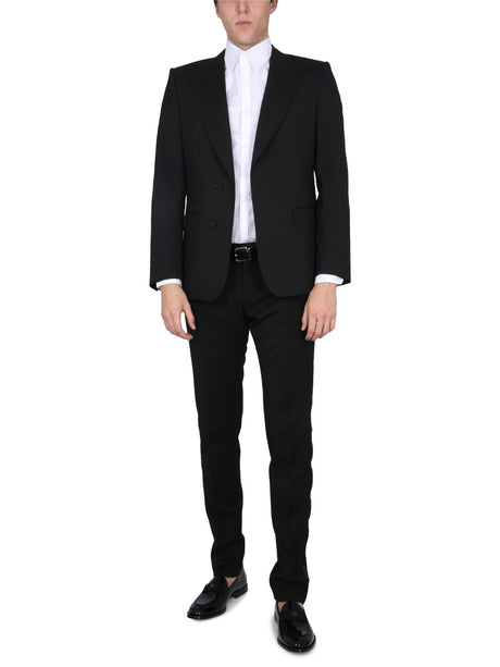 DOLCE & GABBANA Men's Single-Breasted Jacket with Peaked Lapels