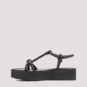 GIANVITO ROSSI Black Nappa Sandals for Women - 5.5cm Heel Height for SS24