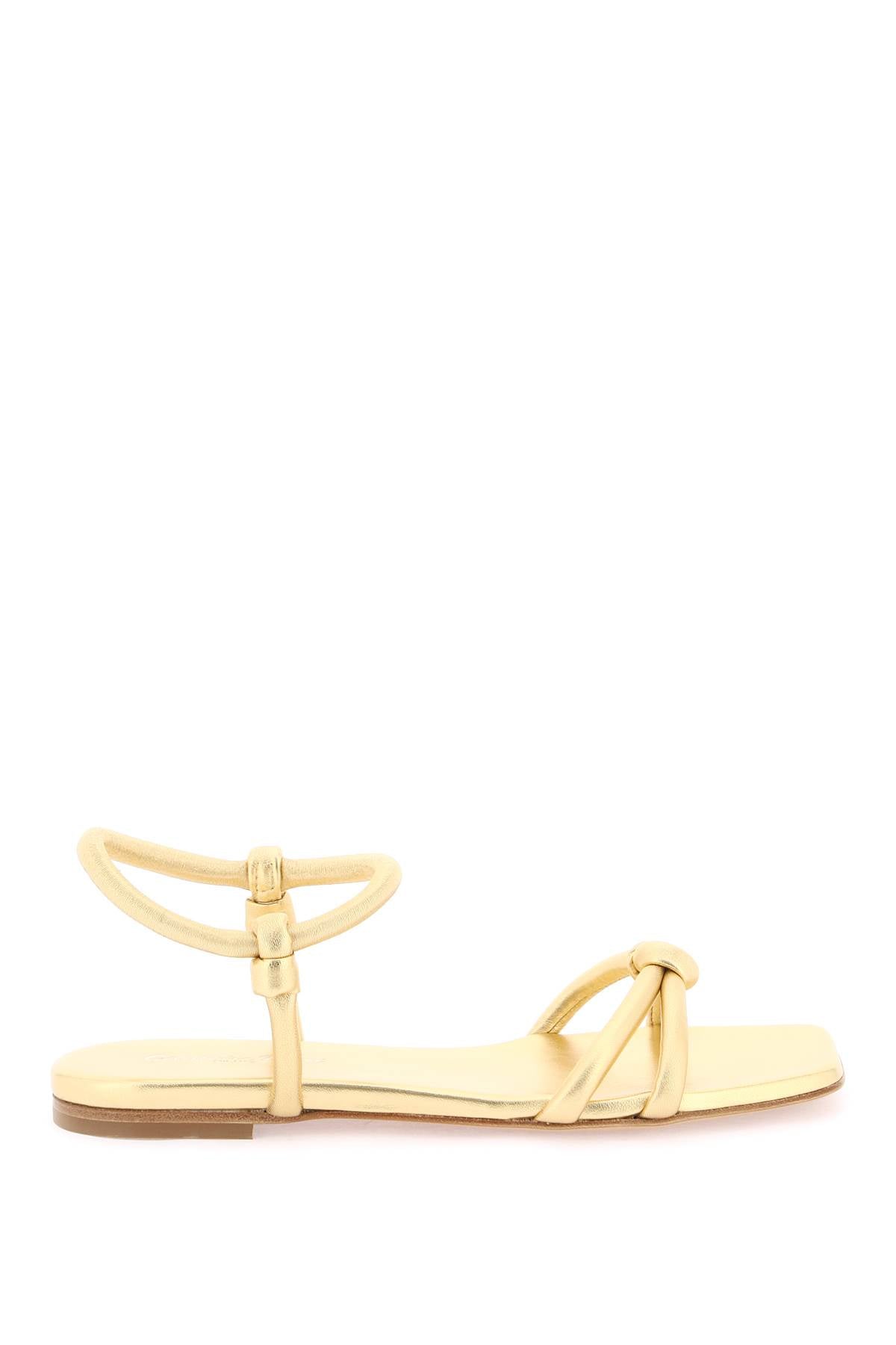 GIANVITO ROSSI Metallic Nappa Sandals for Women - SS24 Collection