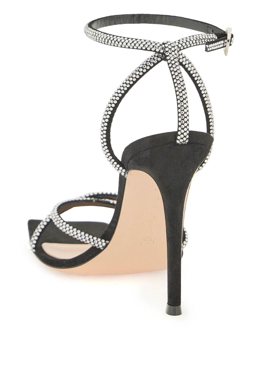 GIANVITO ROSSI Luxurious Black Suede Sandals for Women - FW23 Collection