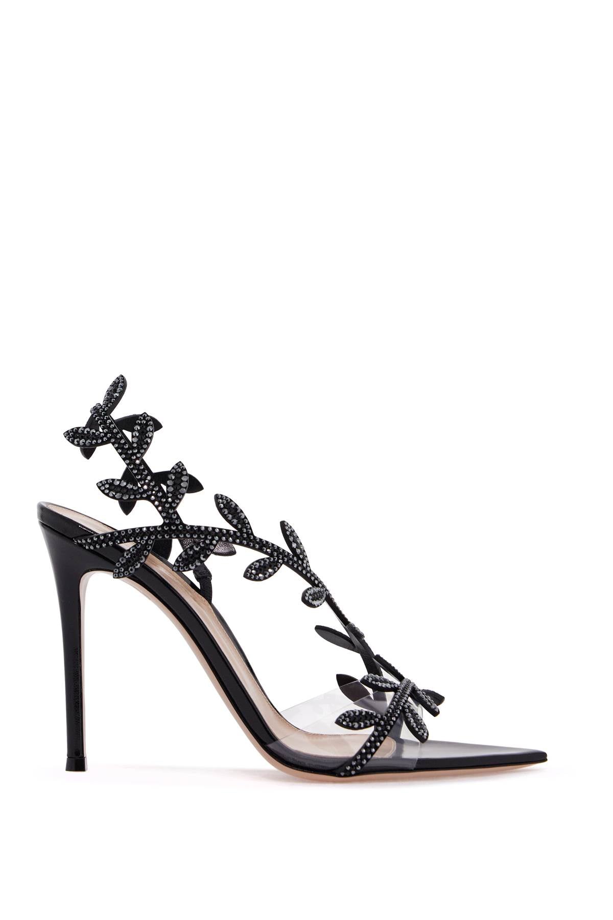 GIANVITO ROSSI Crystal-Embellished Asymmetrical Sandals