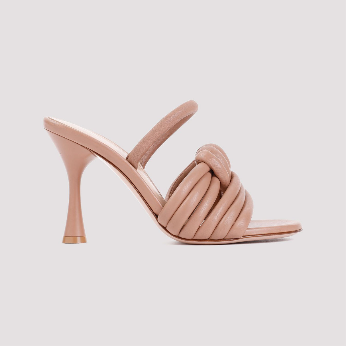 GIANVITO ROSSI Nude & Neutrals Nappa Leather Heeled Sandals for Women