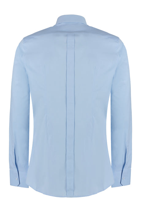 DOLCE & GABBANA Men's Light Blue Cotton Shirt