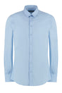 DOLCE & GABBANA Slim Fit Light Blue Cotton Shirt (Size IT 42)