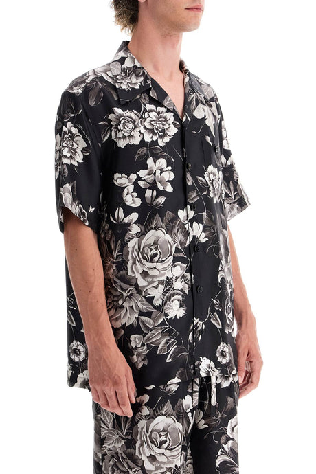 DOLCE & GABBANA Elegant Tropical Silk Floral Shirt