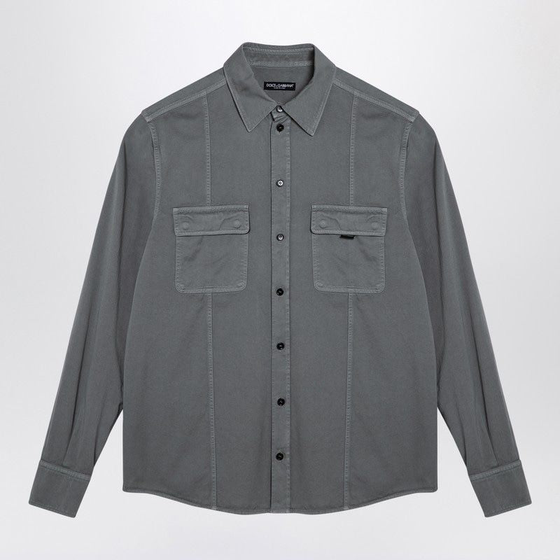 DOLCE & GABBANA Classic Cotton Overshirt for Men