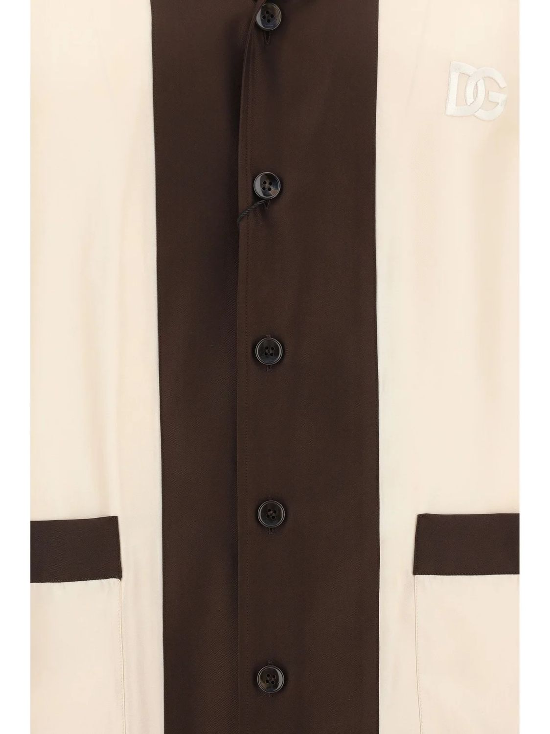 DOLCE & GABBANA Elegant Tortora Silk Shirt for Men