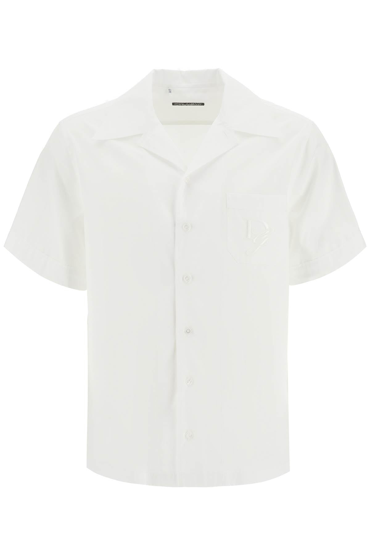 DOLCE & GABBANA Lightweight Short-Sleeved Shirt with Pocket - Size 39