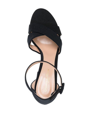 GIANVITO ROSSI Stylish Black Sandals with Platform Sole for Women - SS23 Collection