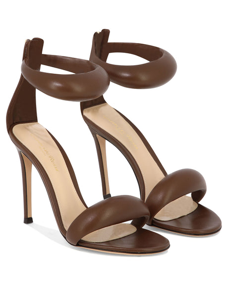 GIANVITO ROSSI Brown 3D Imaginary Strappy Stiletto Sandals for Women