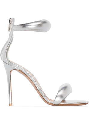 Metallic Leather Bijoux Sandals for Women