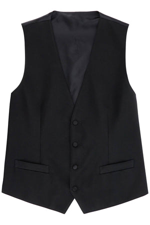 DOLCE & GABBANA Elegant Satin Waistcoat - Size IT 50