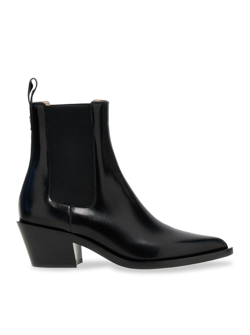 GIANVITO ROSSI Elegant Black Leather Boots