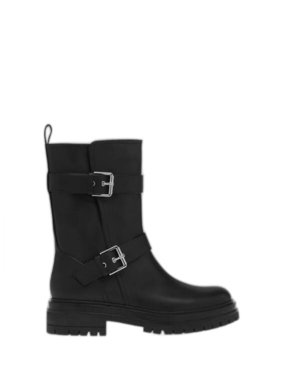 Black Calf Boots for Women