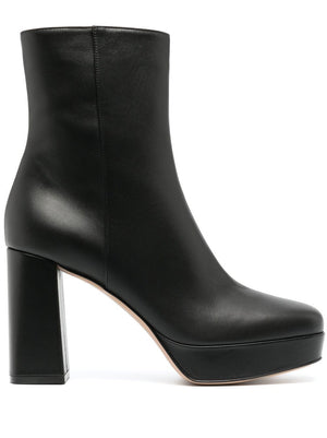 GIANVITO ROSSI Elegant Black Calf-Length Boots