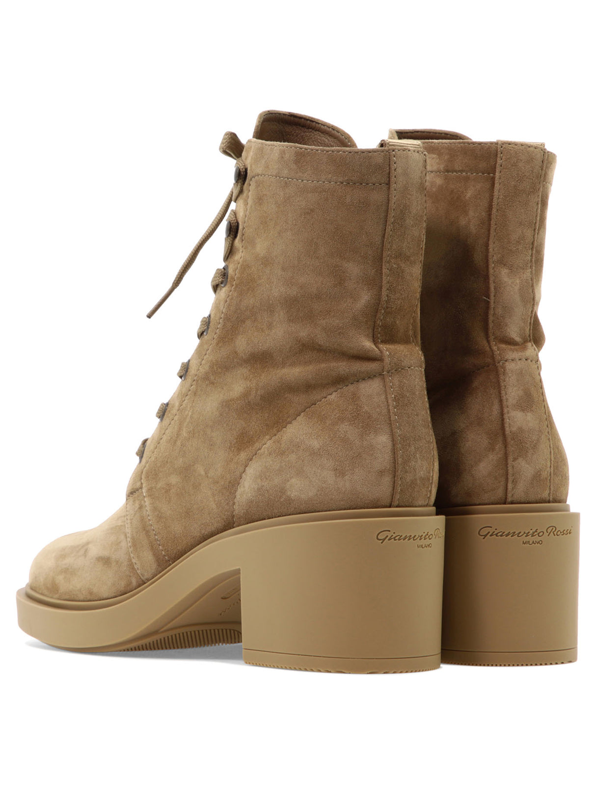 GIANVITO ROSSI Beige Ankle Boots for Women in FW22