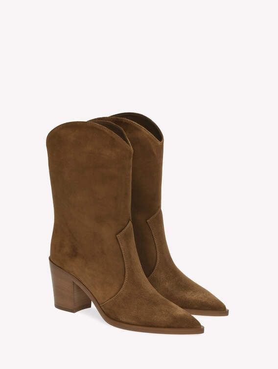 GIANVITO ROSSI Women's Texas Suede Boots for FW23