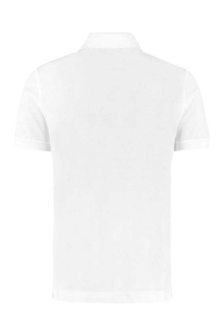 DOLCE & GABBANA Classic White Cotton Polo Shirt for Men