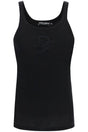 DOLCE & GABBANA Slim Fit Tank Top with DG Embroidery - Size IT 48