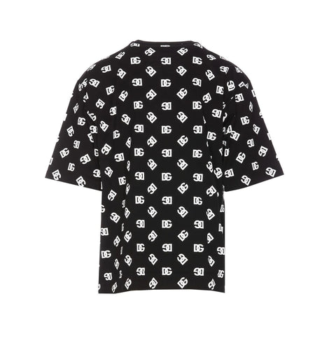 DOLCE & GABBANA Classic Black Cotton T-Shirt for Men